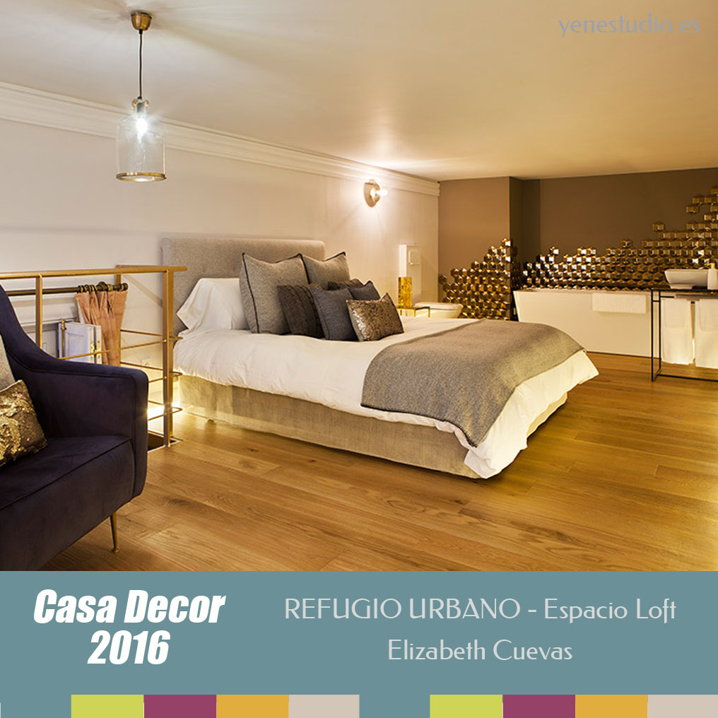 Dormitorio Casa Decor 2016 Espacio de Elizabeth Cuevas